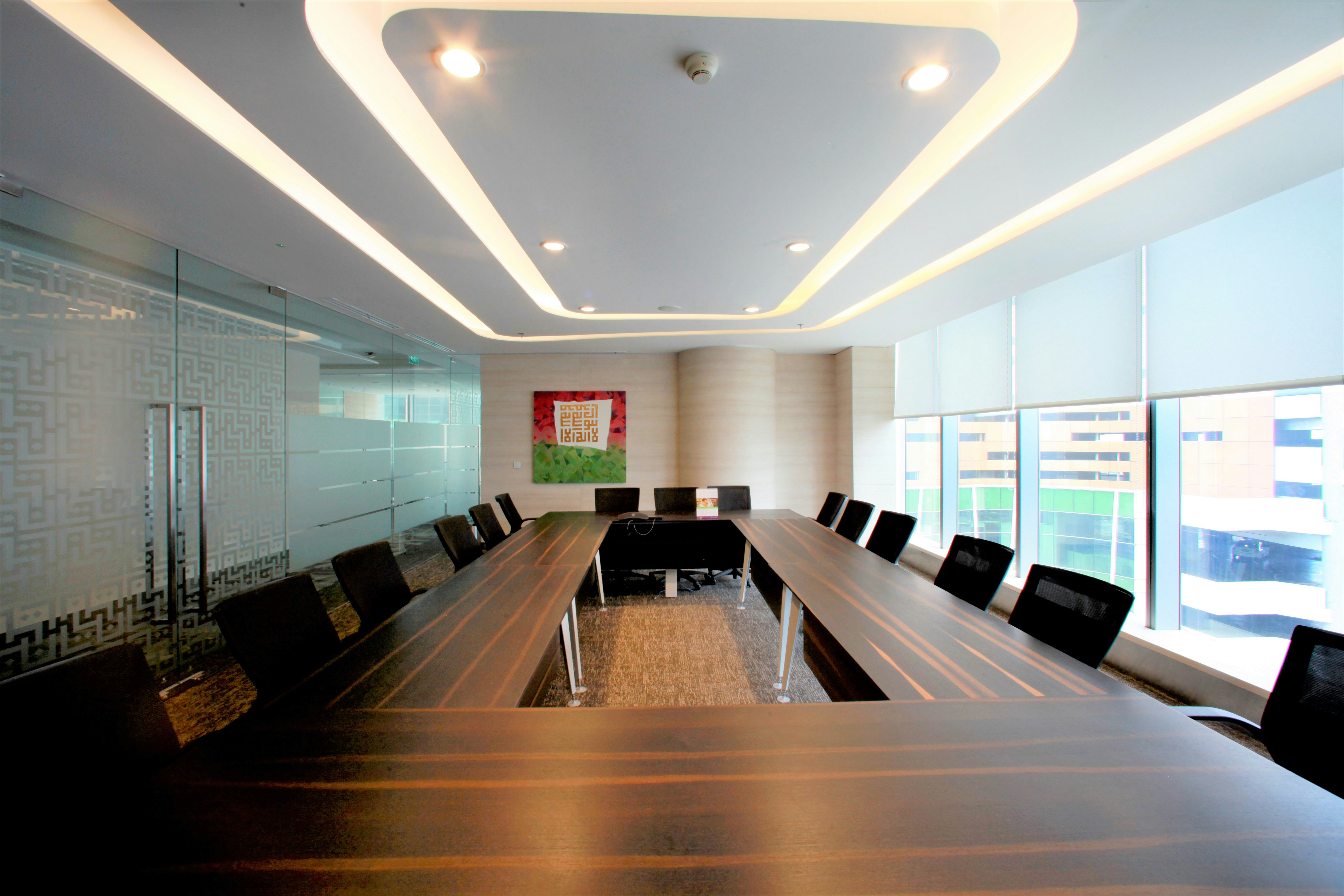 Reception and meeting rooms
